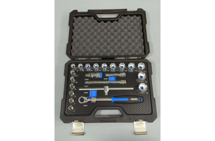 Signet 3/8" Topnglest 22-dele i skum