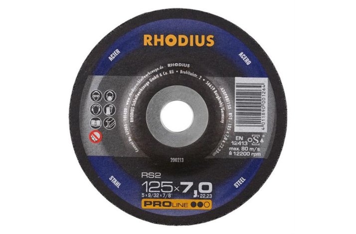 A Skrubskive 125x7mm (25)