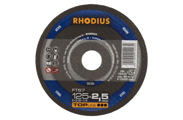 A Skreskive 125x2,5mm (25)