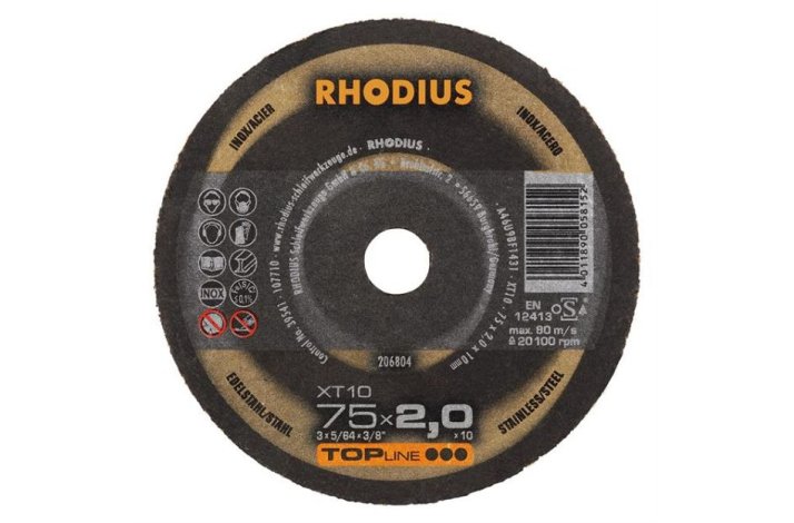 A Skreskive 75x2,0mm 10mm hul (25)