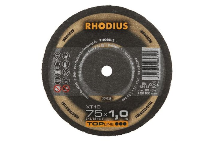 A Skreskive 75x1,0mm 6mm hul (50)