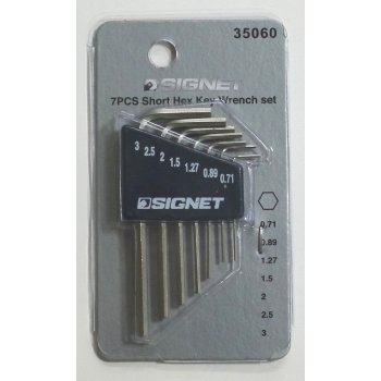 Signet Umb. L-ngler 0,7-3,0mm / 7-dele