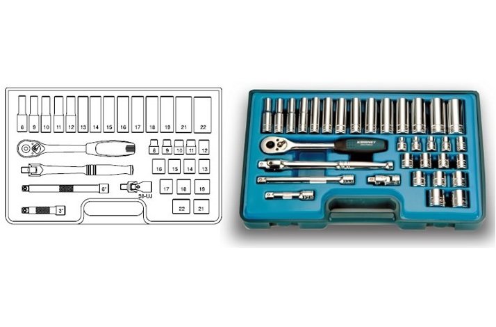 3/8" TOPNGLEST 33 DELE