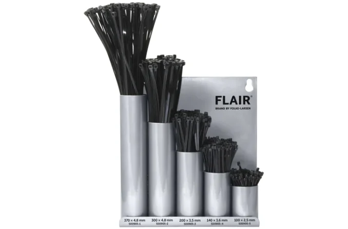 FL Strips-sortiment i display