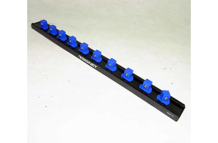 Skinne f. 10 stk  3/8" toppe