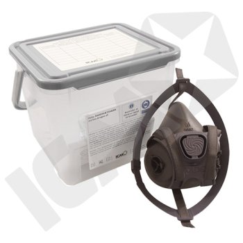 ICM Halvmaske med boks Str.L