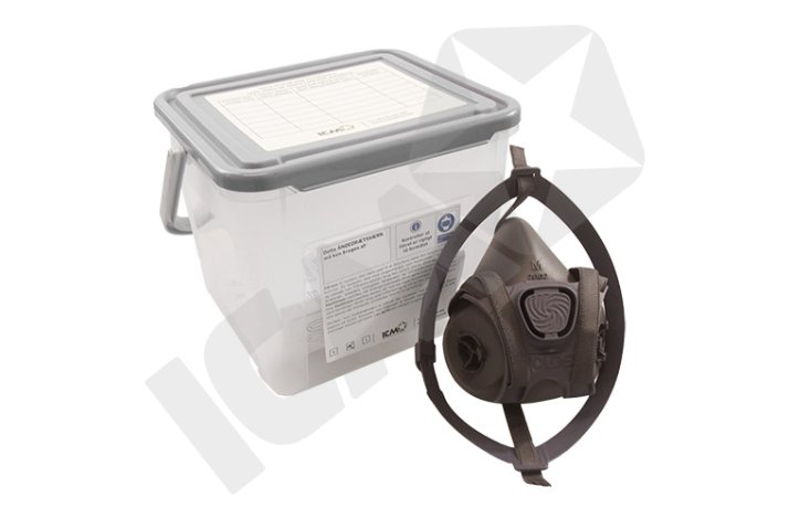 ICM Halvmaske med boks Str.M 