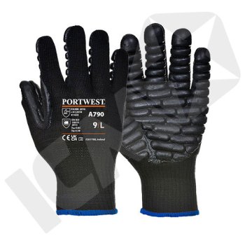 ICM Anti-vibr. handske Str.10