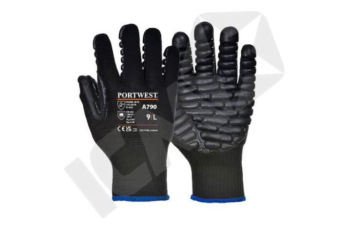 ICM Anti-vibr. Handske Str.9