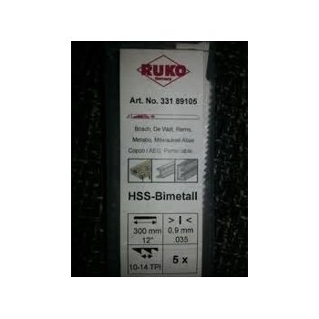 BAJONETSAV KLINGER 5 stk 10-14T/300mm