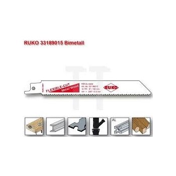 BAJONETSAVKLINGER 5 stk. 10T/150mm