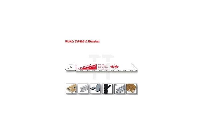 BAJONETSAVKLINGER 5 stk. 10T/150mm