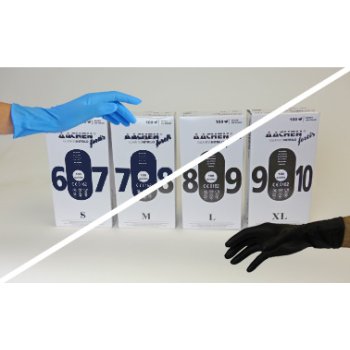 CV Nitrilhandske Fortis Str.M 7/8 (100)