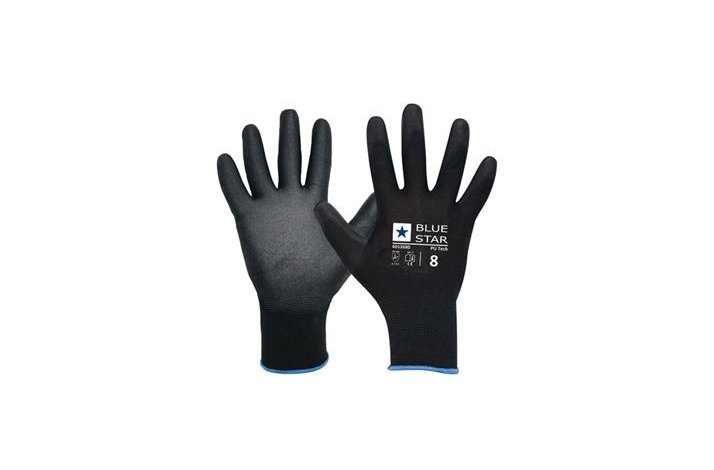 ICM Teknikhandske Str.10 (hvid kant)