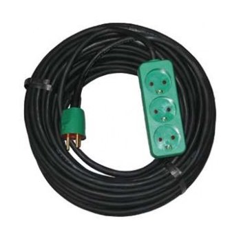 NST Forlngerledning10mtr. 3x1,5 m.jord+3-stik