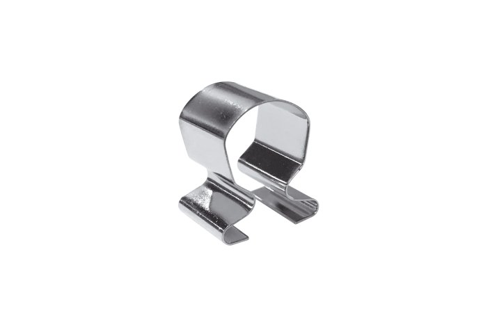 Clips f. skinne 3/8" toppe / 25 stk